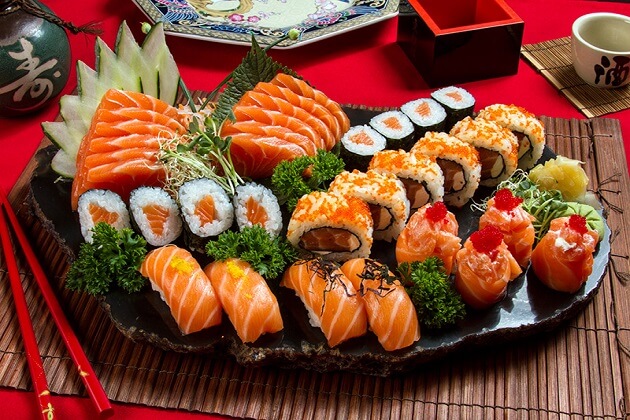 Sushi thường được ăn vào những dịp đặc biệt